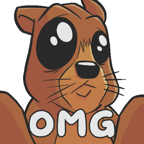 Oh My Gosh Heart Eyes Sticker by VeeFriends