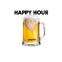happy hour beer Sticker by Geguton