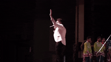 on stage raise the roof GIF