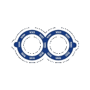 Dark Blue Glasses Sticker by MMS