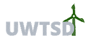 Wind Turbine University Sticker by UWTSD