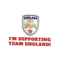EnglandLax lacrosse lax team england england lacrosse Sticker