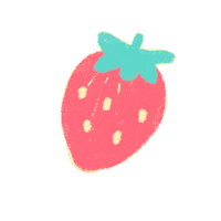 strawberry fraise Sticker