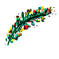 rainbow neon Sticker by Andrea Caceres