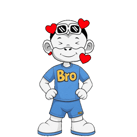 Brotherly Love Bro Sticker by Zhot