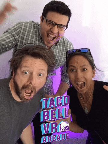 vrarcade GIF by Taco Bell VR Arcade
