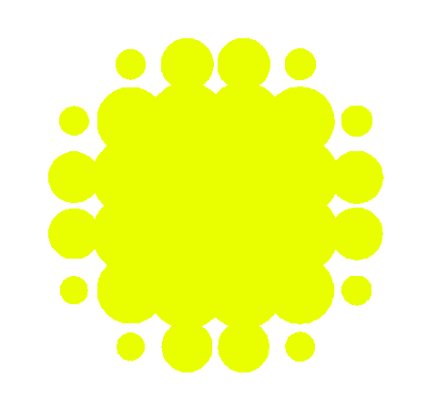 Circle Lemon Sticker