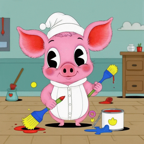 Teamwork Makes The Dream Work GIF by The Pigasso