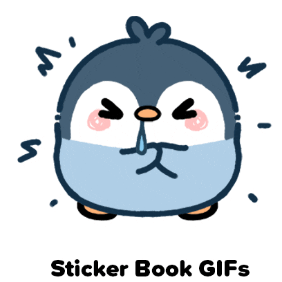Snow Freezing Sticker by Sticker Book iOS GIFs