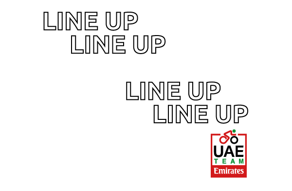 Line Up Cycling Sticker by Rafał Majka