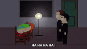scared eric cartman GIF by South Park 