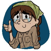 Everything Is Fine Cry Sticker by Pepper Steps