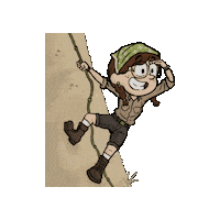 Adventure Hiking Sticker by Pepper Steps