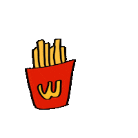 Fries Sticker