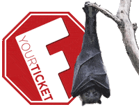 F Hanging Sticker by Fyourticket