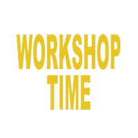 Workshop Letters Sticker by lexRocket