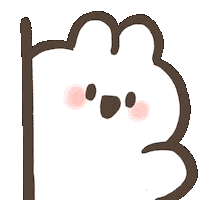 Bunny Hello Sticker by ChuChu X BoBo
