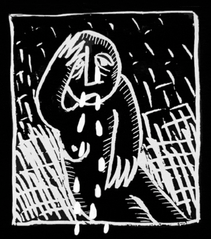 Sad Cry GIF by Barbara Pozzi