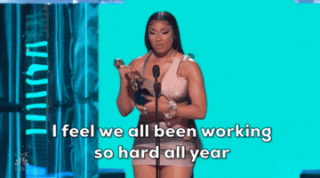 working so hard
