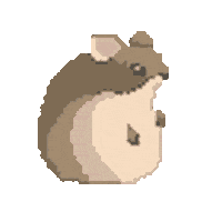 totsyy giphyupload pixel mouse hamster Sticker