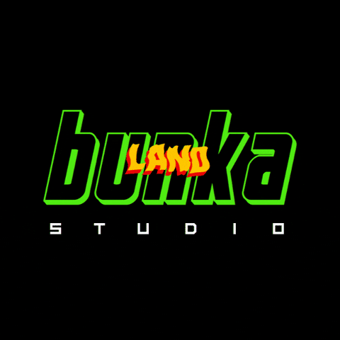 bunkalandstudio game logo pixelart 3d GIF