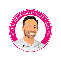 ceramicimplantguy aesthetic michael mike dental Sticker