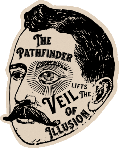 Full Moon Summer Sticker by The Pathfinder