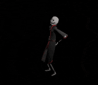 alensoftware skeleton esqueleto macarena escuridade GIF
