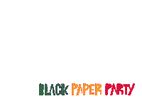 BlackPaperParty holiday gift gifts mistletoe Sticker