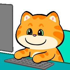 Cat Fun Sticker by UpStudiosWorld