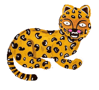 Art Tiger Sticker
