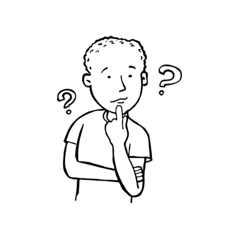 Confused Sticker by Listelik