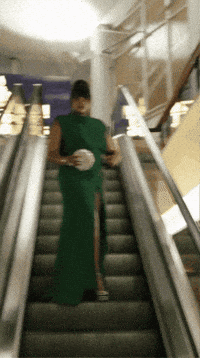 Escalator Greendress GIF by ROYAL AM