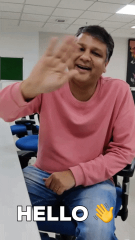 Wave Hello GIF by Quixy