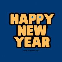 Happy New Year Celebration GIF by Damnjobs