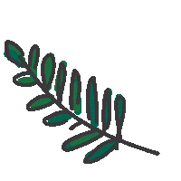 Christmas Plant Sticker by WENN+ABER