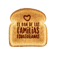 SupanEcuador ecuador toast pan tostada Sticker