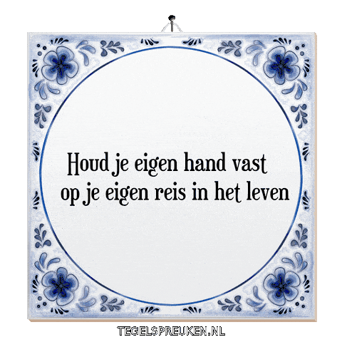 Humor Wijsheid Sticker by Tegelspreuken.nl