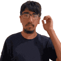 Hand Scratching Sticker