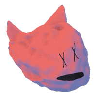 Cat Retrograde Sticker