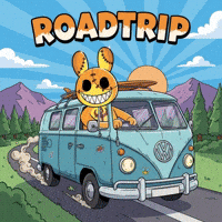 Roadtrip Wanderlust GIF by RugDollz