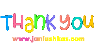 Thanks F Sticker by Janiushka's