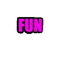 simplybessy fun fun times hot pink simplybessy Sticker