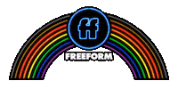 Love Is Love Rainbow Sticker by Freeform