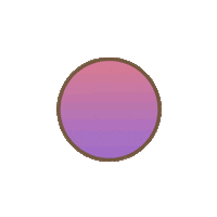 Pink Circle Sticker