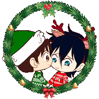 Christmas Yaoi Sticker