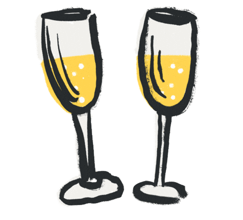 Mimosa Sticker by Southlake Town Square