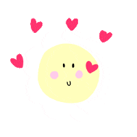 Cuteness Hearts Sticker