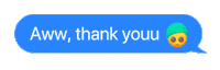 VirtueByVICE women thank you thanks aww Sticker