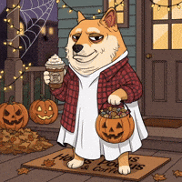Shiba Inu Halloween GIF by Doge Pound